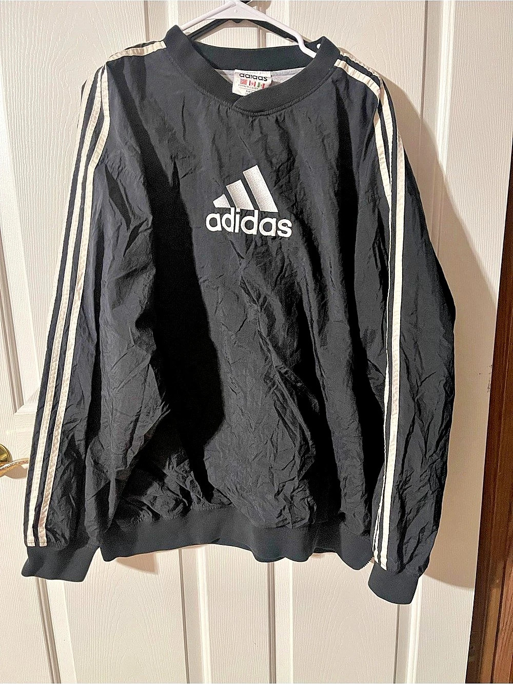 adidas Vintage 90s Adidas Equipment Side Zip Nylon Pullover Windbreaker Men's XX
